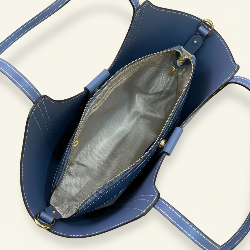 Steppe Impressions Carved Leather Tote