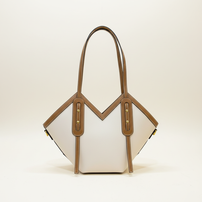 Heart-Edge Leather Carving Tote