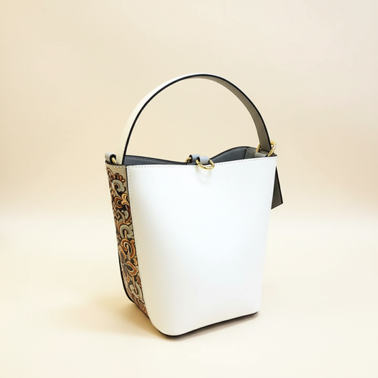 Auspicious Carving Dual-Use Basket Bag