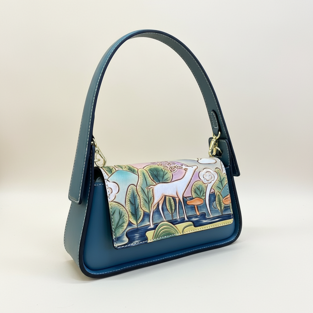 Art Print Armpit Bag