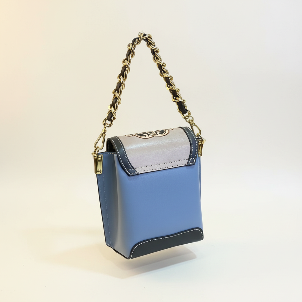 Vintage Pattern Cigarette Case Crossbody Bag